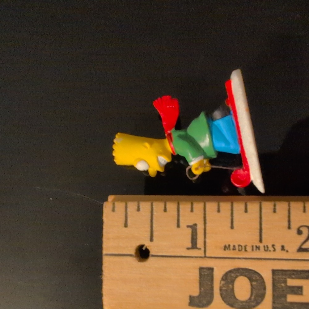 Hawthorne Village Simpsons Bart Simpson Sledding Figurine 2003 78439B - Picture 4 of 5